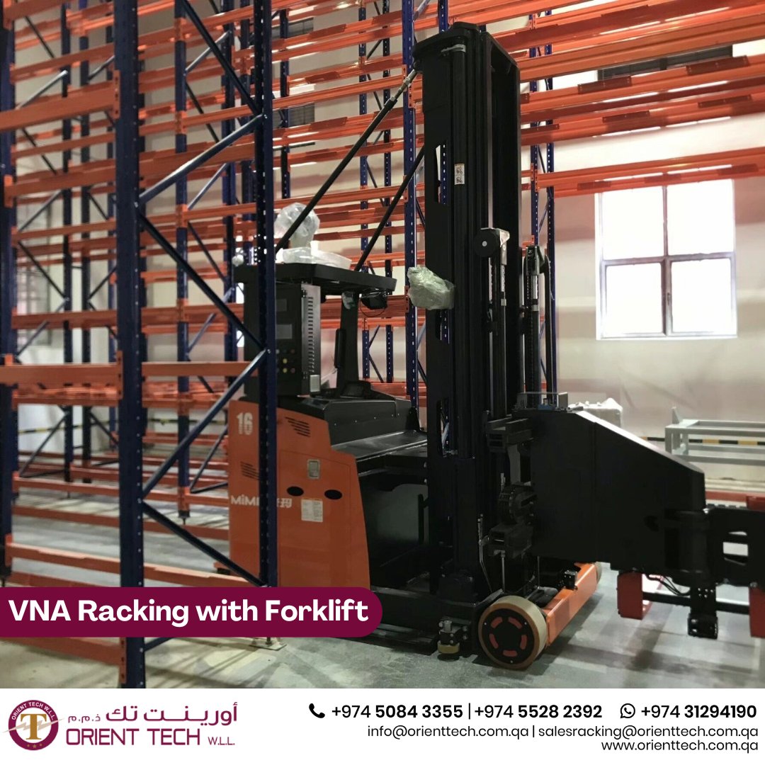 Optimizing storage capacity by up to 40% with VNA Racking with forklift

𝐂𝐨𝐧𝐭𝐚𝐜𝐭 𝐍𝐨w: +974 5084 3355, 31294190

Visit the website to know:
orienttech.com.qa/product.../rac…

#OrienttechRacking #Qatarliving #WarehouseSolutions #StorageRevolution #racksqatar #VNARacking #forklift