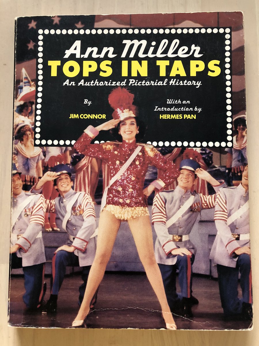 Walked into a used bookstore and there she was: this out-of-print beauty, autographed. 👯‍♀️✨❤️ #AnnMiller #TapDance #TCM