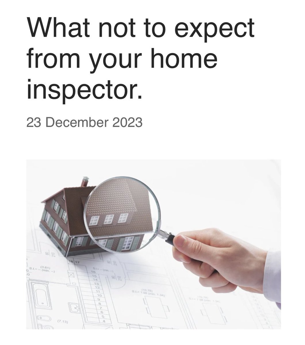 What not to expect from your home inspector.  inspections.blue/blog/f/what-to… #HomeInspection #OklahomaRealEsate