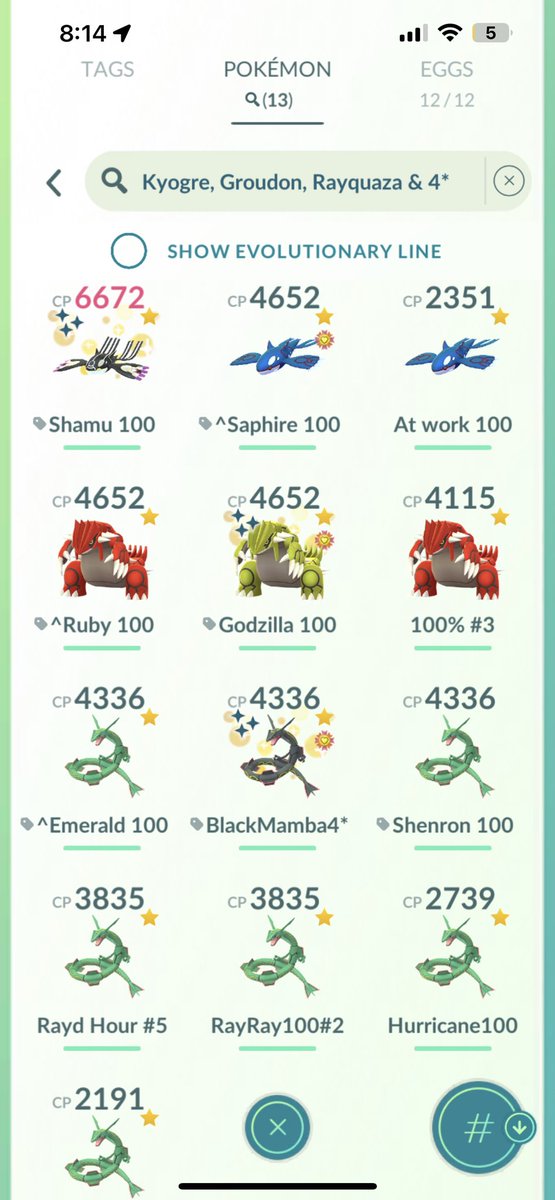Weather Trio Shi-Fecta. ✅😎🤳🏽 
Happy Memorial Day everyone and thank you RNGesus!🙏🏽<a href="/PokemonGoApp/">Pokémon GO</a>  <a href="/NianticLabs/">Niantic</a> #PokemonGo #TeamInstinct #InstinctLuck <a href="/LA323Him/">LA323Him</a> #ShinyHunter #NextShundoPlease