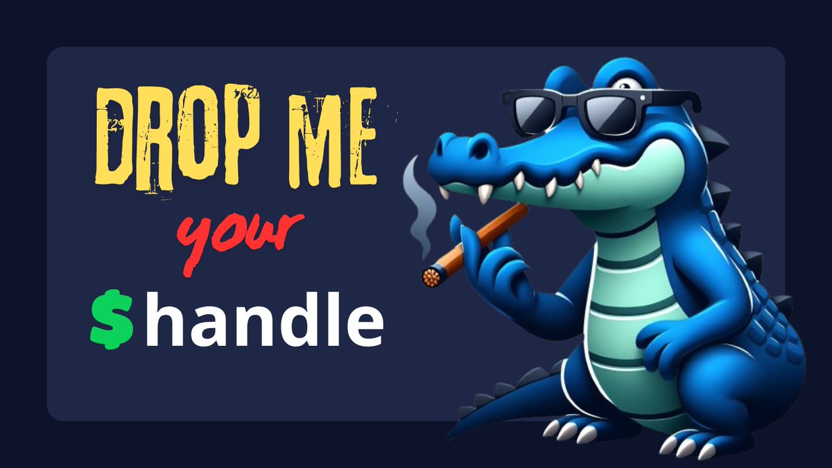 #ADAHANDLE #GIVEAWAY

🥇1st Prize: 25 ADA
🥈2nd Prize: 1 basic $handle

🔹️ Follow @adahandle_esp & @AncianoEnCrypto
🔹️ Like & RT
🔹️ Drop your handle and write a word in Spanish

⏳️ 72 hours

#Cardano #ADA $ADA #CNFTGiveaway #Snek $snek #CardanoCommunity