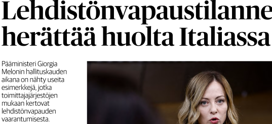 Ekös tämä Orpon mielestä yhteistyökykyinen Meloni pitänyt olla ihan harmion tapaus, @kokoomus #kokoomus? Äärioikeistoa muka pyh !
Lähde on Kaleva 28.5.2024 :