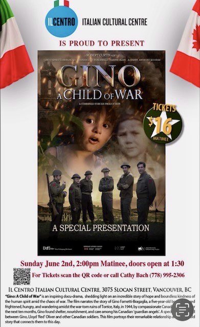 desibuzzcanada's tweet photo. GINO, CHILD OF WAR: Italian WWII Film Featuring Sikh Actors To Be Screened On June 2!  Centro Italian Cultural Centre is hosting a special event - a screening of “GINO: A CHILD OF WAR” - with two screenings at 2:00pm and 7:00pm.
https://t.co/SSk0urkpAf #film #italian #sikhs #ww2 https://t.co/qffNuAQHSu