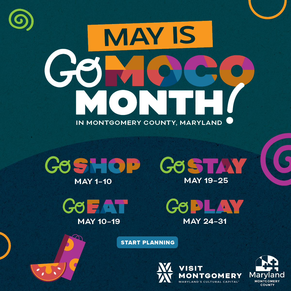 🚀 MOCO’S KICKOFF TO SUMMER

@VisitMoco #GoMoCoMonth celebrates small businesses all month long! Enjoy deals & events at hotels, restaurants, attractions & more

Week 4 ➡️ check-in with the Go Play digital passport to enter the Go MoCo Ultimate Giveaway
thelistareyouonit.com/buzz/lets-go-m…