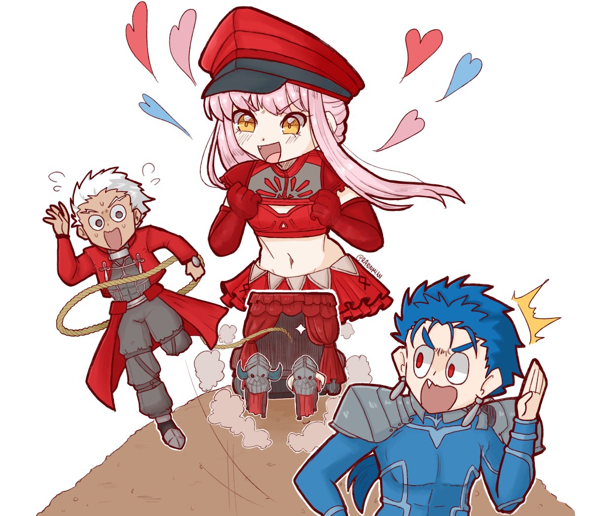 Rounding up the Super Good Looking Braves C0mm for Brimst0ne6800 #Queenmedb #FGO #メイヴ