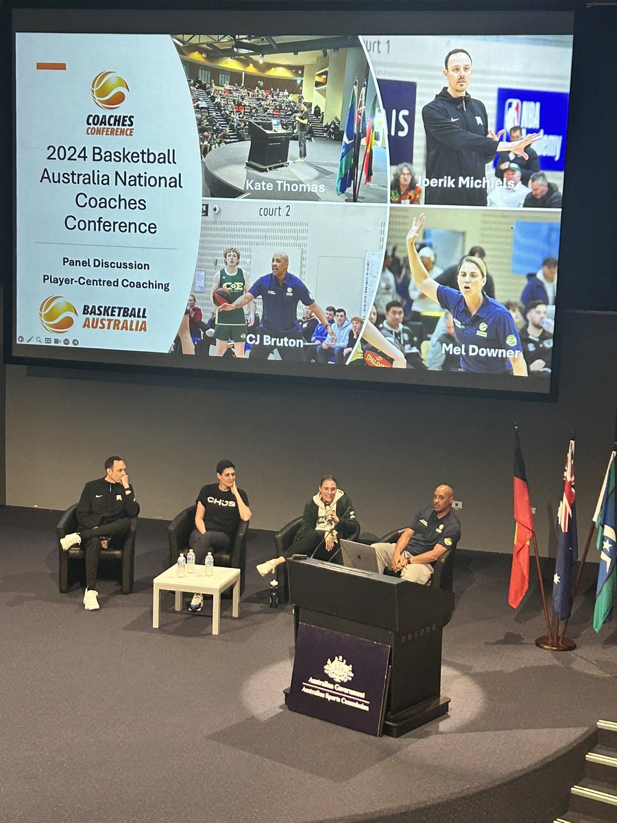 Wrapping up the National Coaches Conference with the opportunity to pick the brains of 4 of our amazing presenters.