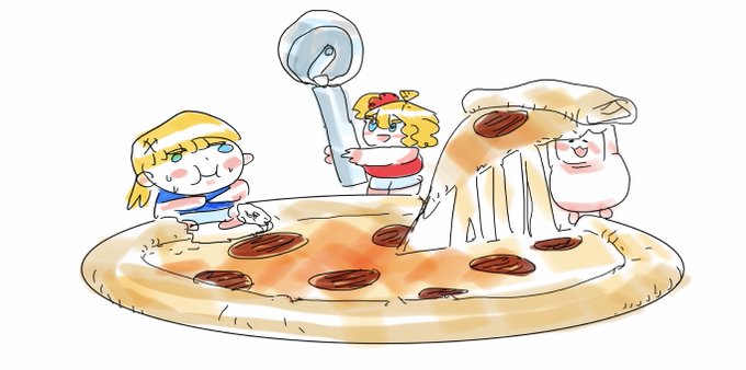 「blonde hair eating」 illustration images(Latest)