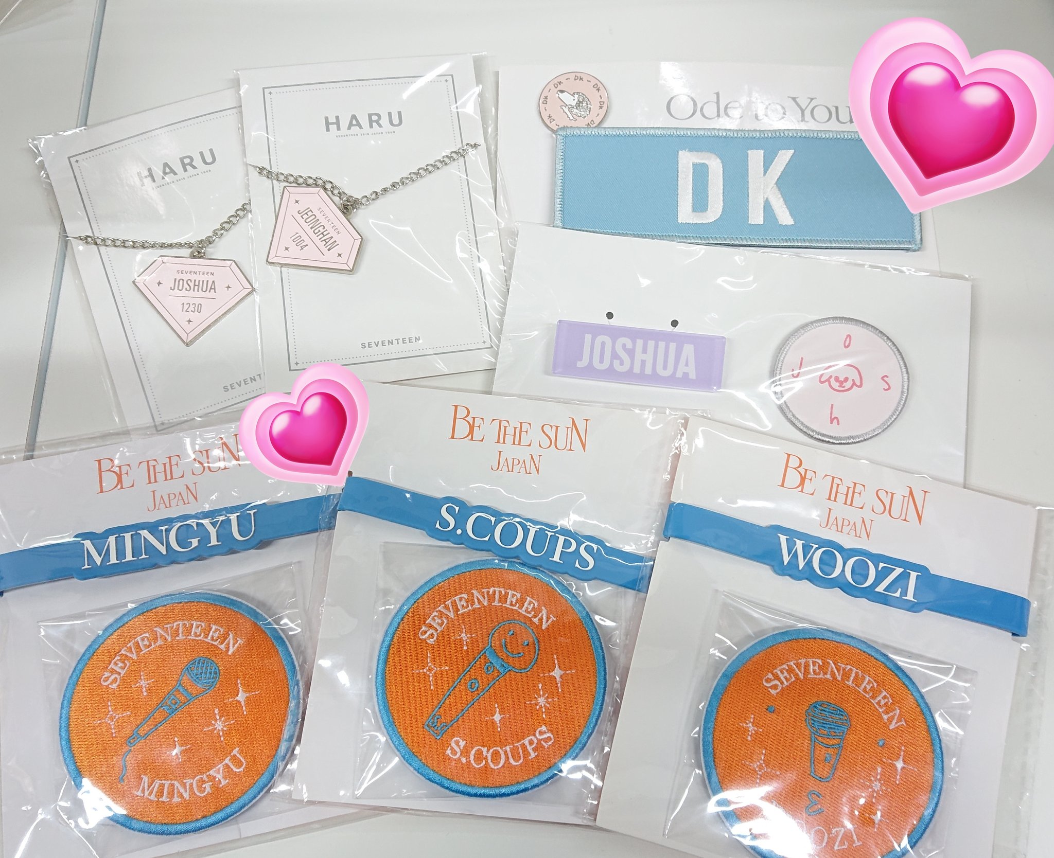 SEVENTEEN ワッペンバッジ ウォヌ ワッペン、バッジセット ODE TO YOU