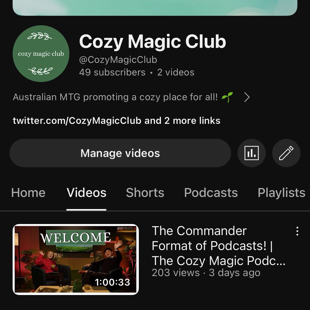 Any takers to be our 50th YT subscriber? 👀💚 youtube.com/@cozymagicclub