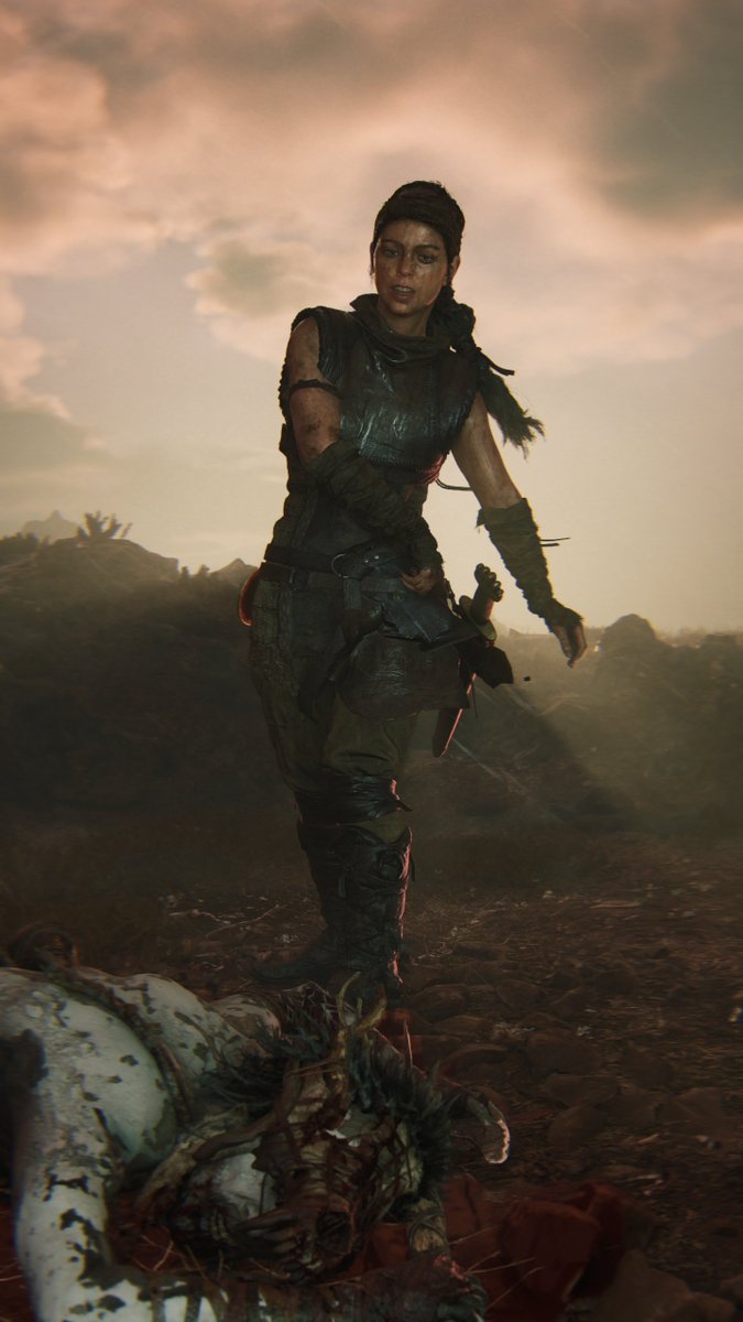 scriptedpersona's tweet photo. Playing some Hellblade 2 https://t.co/f93J4Jcud3