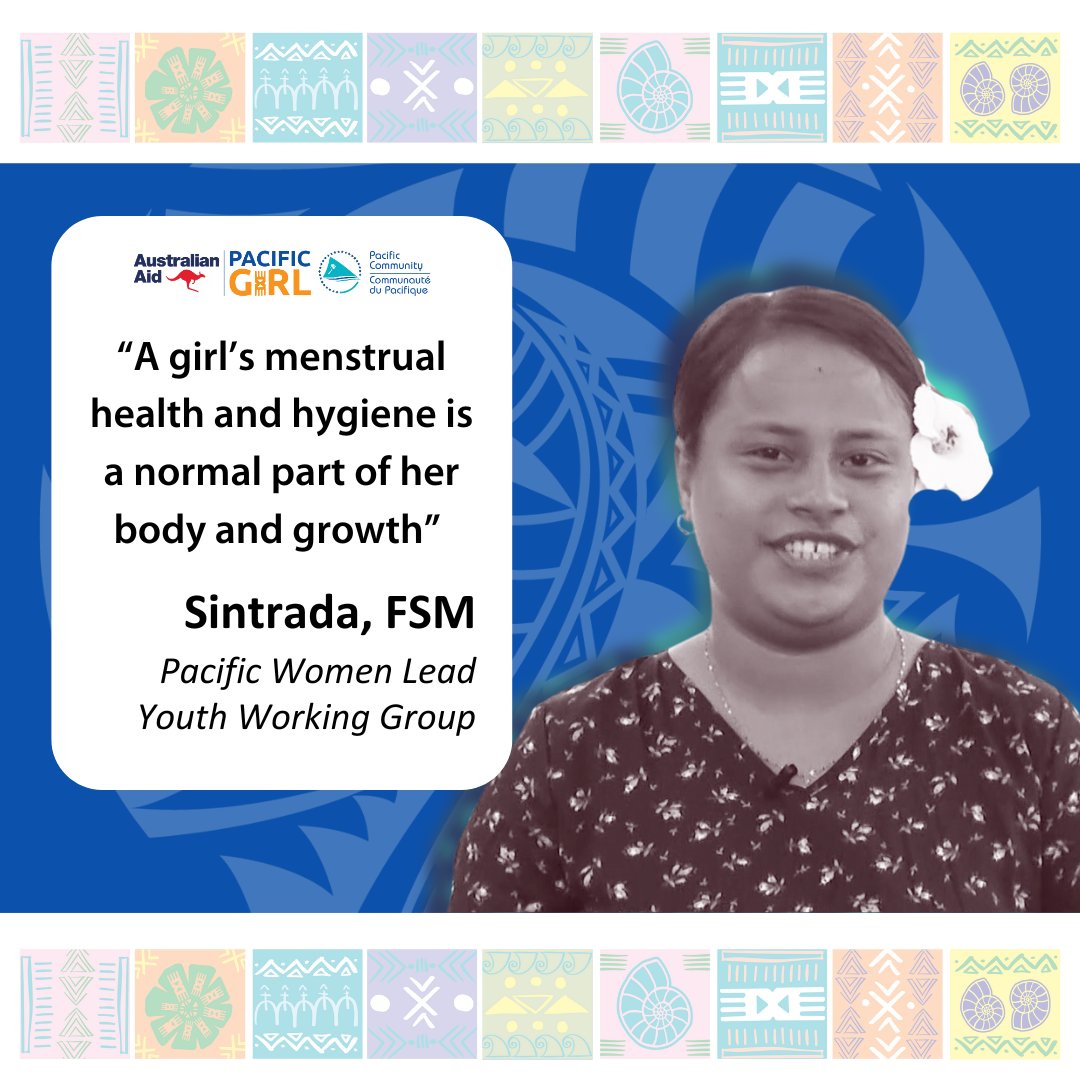 Hear from members of the #PWL Governance Board Youth Working Group and Pacific Girl Reference Group as they share their views on what a #PeriodFriendlyWorld would look like within the #Pacific.