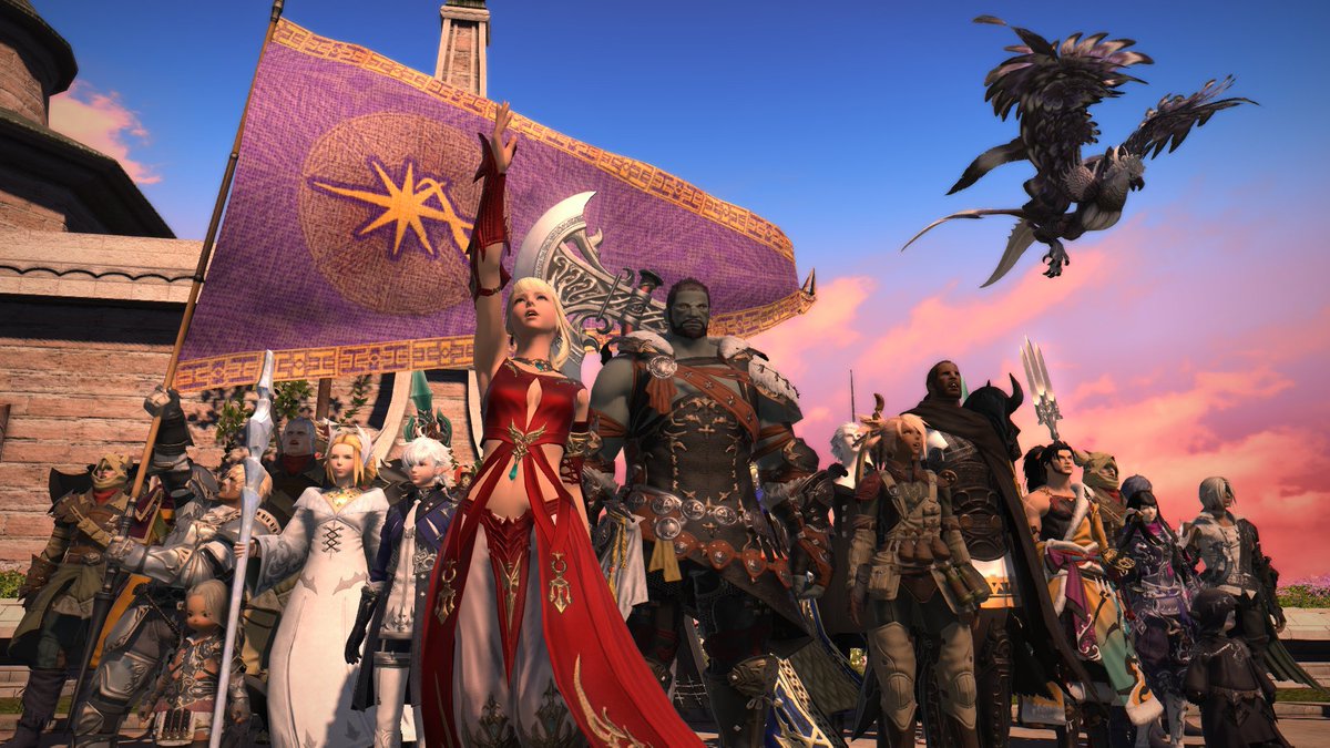 the juxtaposition of whos singing and who isnt is so fuckin funny. the wol did NOT get the sheet music before the final battle started. the eorzean alliance leaders are absolutely baffled. iconic