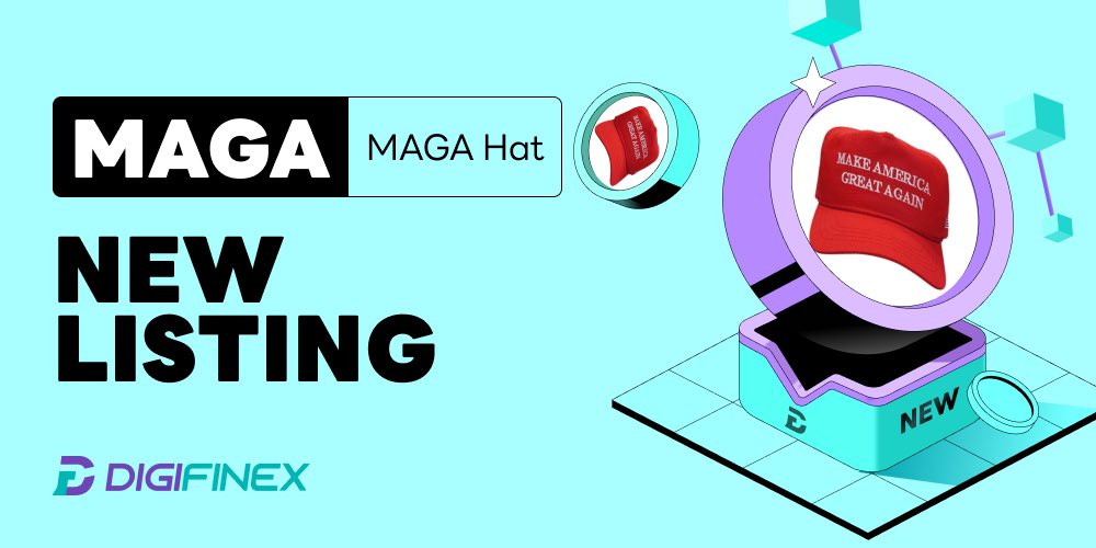 🆕 Spot New Listing $MAGA #DigiFinex is excited to announce the listing of $MAGA by    
<a href="/MagaHAT_ETH/">PLEASE GO TO OFFICIAL MAGA Coin X ----- @MAGACoinX</a>！

⏰Deposit opens: TBD
💰Trading starts: May 28th 2024 2:30(UTC)

Trading Link: tinyurl.com/45sv7wfh
Listing info: tinyurl.com/2yy7dnc7