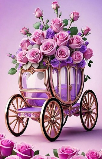 A princess carriage 🌹♥️💙💋🍃✨🫶🌹