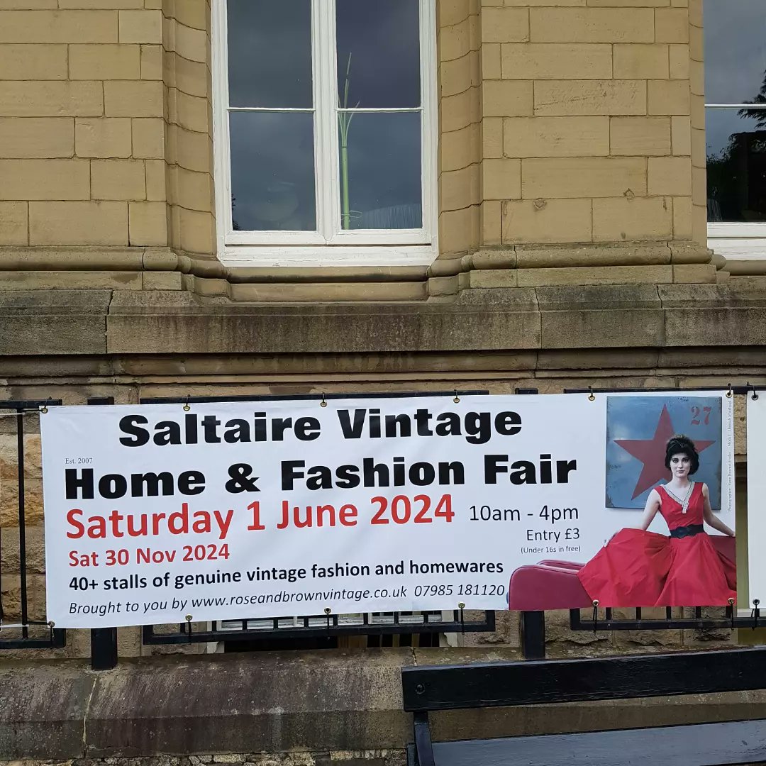 We're coming up THIS SATURDAY with Saltaire Vintage Home & Fashion Fair at the lovely Victoria Hall in Saltaire. 10am - 4pm, £3 on the door, disabled access & dogs welcome.

#saltaire #shopvintage #cratedigging #vintagefashion #vintageclothes #vintagehomeware #vintagehomewares
