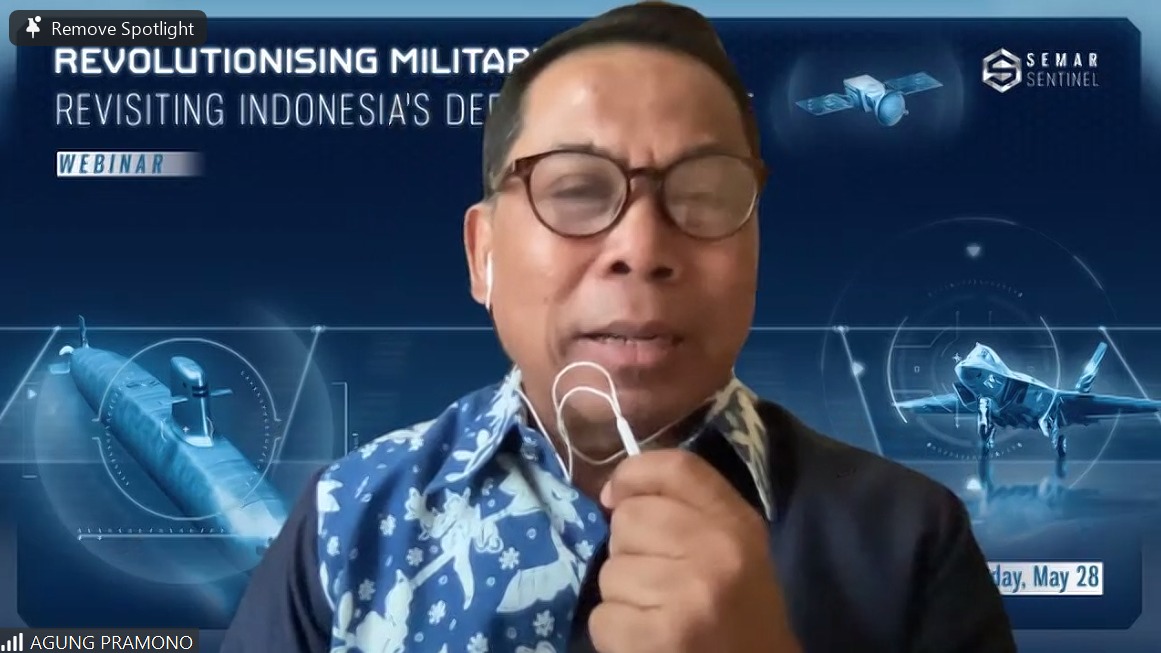 @Unhan_RI Our third speaker, RADM (Ret.) Agung Pramono, will share his insight on “Reassessing Defence Doctrine: Collaborative Combat.”

#SemarSentinelWebinar #CollaborativeCombat #Doctrine