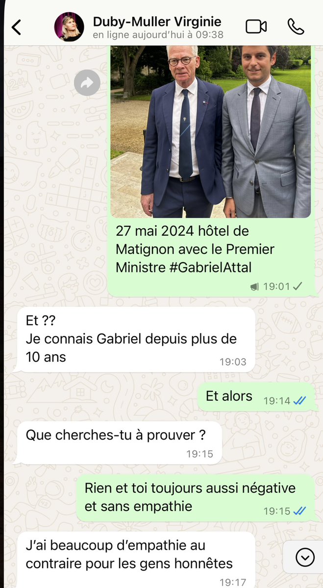 TROP C’EST TROP-être quasiment traité de #malhonnete par le député Virginie Duby-Muller, c’est inadmissible.Son inimitié envers moi est de notoriété publique ses prises de position pour #megeve dans le cadre du conflit des remontées mécaniques aussi. #violencescontrelesmaires