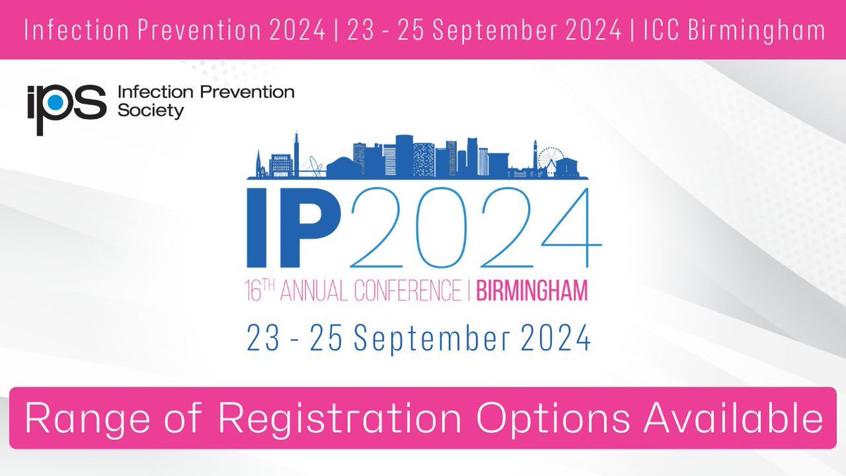 Did you know that there are a range of registration options at #IP2024Conf 

✔️One/two-day price 
✔️Undergraduate student price 
✔️Limited Resource Countries rate
 
Find out more and register👉buff.ly/3UlYIk7 

#InfectionPrevention #IPC #IPSEvents