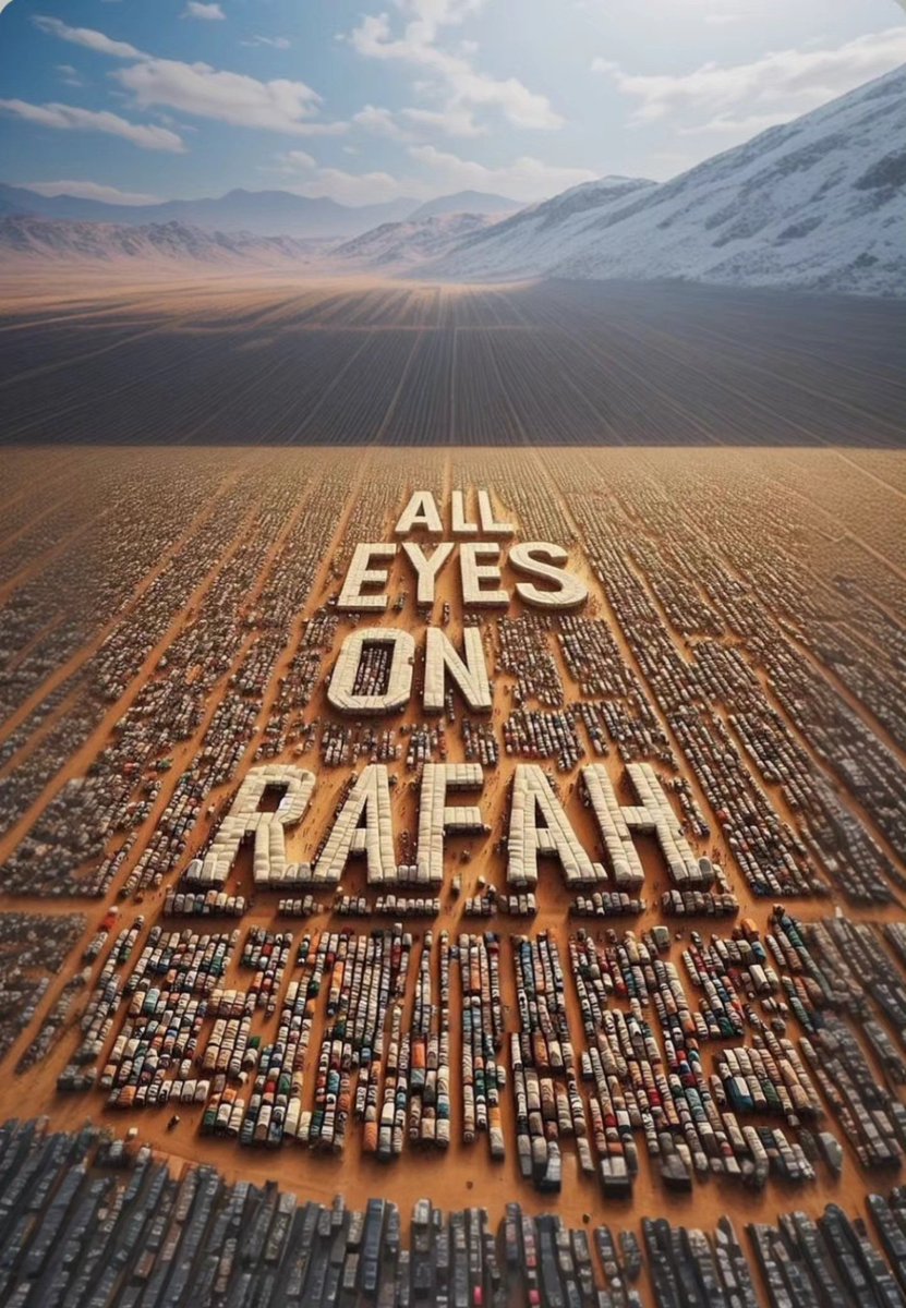 #alleyesonrafah
#Ceasefirenow
#Stop_Genocied 
#FREEPALESTINE