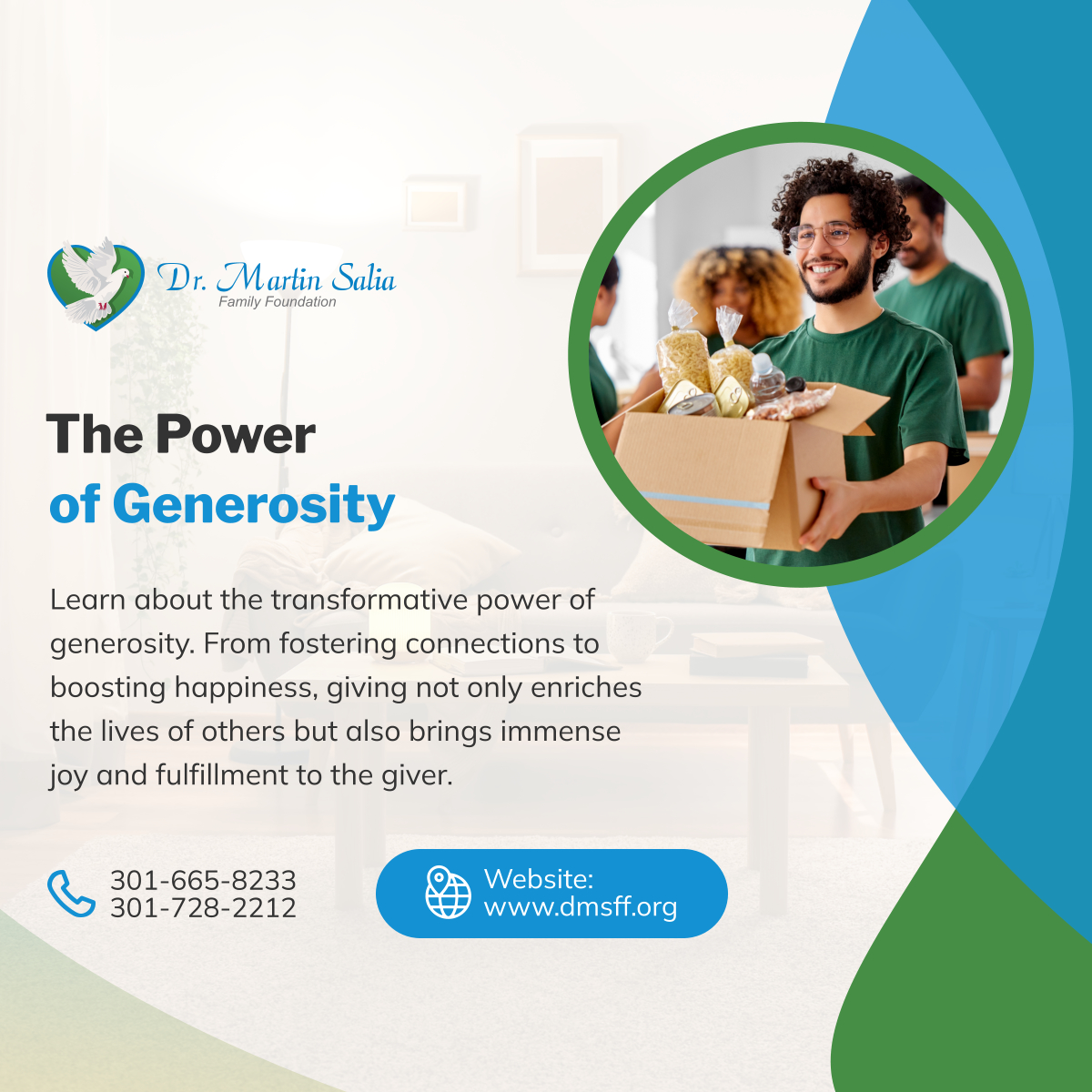 Unlock the joy of giving! Learn how generosity can positively impact both the giver and the receiver, creating meaningful connections and spreading happiness.

#PowerOfGenerosity #HyattsvilleMD #CharityOrganization