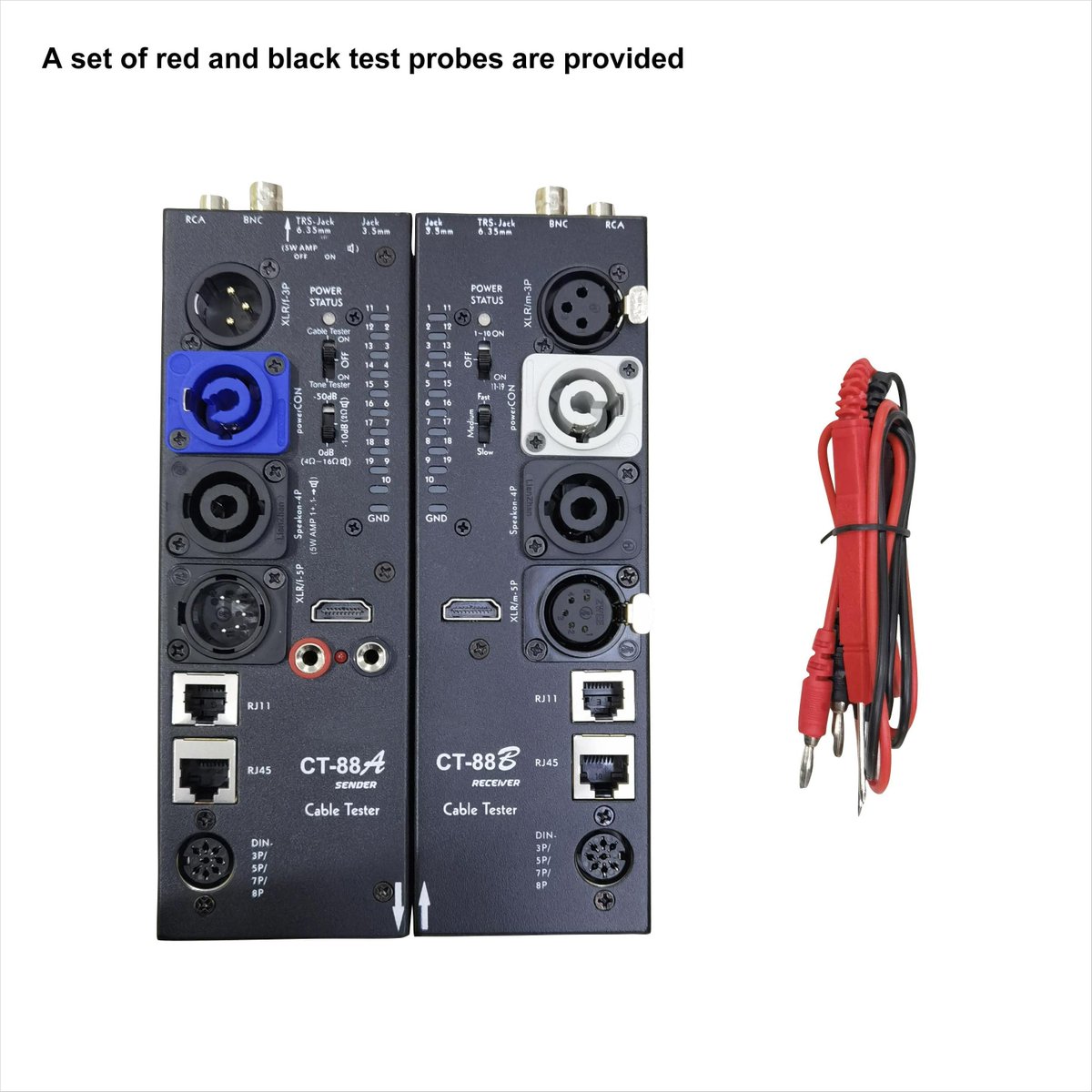 AmyChen0401's tweet image. CT-88 Cable Tester
* multi-function, metal Material
* test wire cable and audio cable
* long distance test
* can be seprated into two part
* a set of probes are provided.
#cabletester #tester #wirecable

Welcome to inquiry.

E-mail: amy@vertex-audio.com
whatsapp: +86 15757857457.