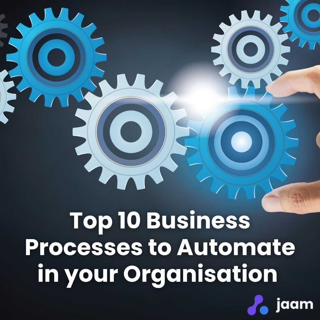 ICYMI: Check out our blog on the "Top 10 Business Processes to Automate in Your Organisation"! 🚀 Automation boosts efficiency, cuts costs, and enhances experiences. 

Explore automation possibilities with jaam: buff.ly/3NiNzNj