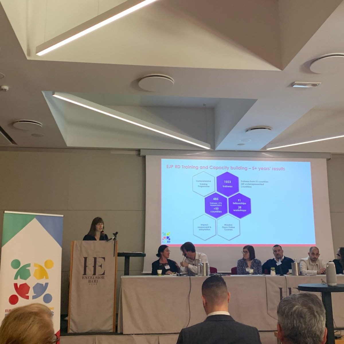 The Final Conference of @EJPRareDiseases is taking place these days in Bari, Italy. We are excited about the participation of experts, professionals and enthusiasts who came in attendance or connected virtually from all over the world  #fgb #EJPRD #bari