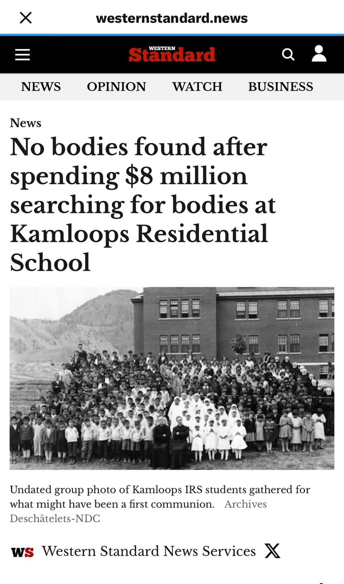 <a href="/CityNewsVAN/">CityNews Vancouver</a> No they weren’t unmarked graves, they had detected GPR anomalies along a sewage trench line