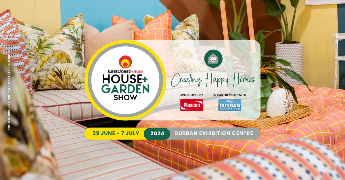 ‼️Reminder: our Early Bird Special ends on Fri, 31 May! We have just over a month to go until the 42nd East Coast Radio House + Garden Show, proudly sponsored by <a href="/PlasconSA/">Plascon</a> and in partnership with <a href="/dbntourism/">Durban Tourism</a> 
📅 June 29th - July 7th, 2024
🎫 bit.ly/ECRHG24
