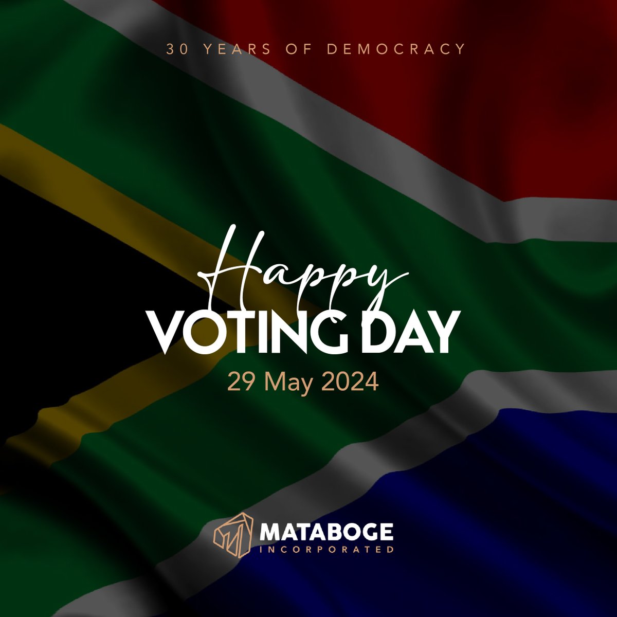 matabogeinc's tweet photo. 30 years later and it is just as important to go make your mark.
Voting stations open from 07:00 to 21:00.

Let us go out and make that X.
Your vote counts!

#elections2024 #29MayIsOur1994  #southafricaelections https://t.co/KukAM1MwFu