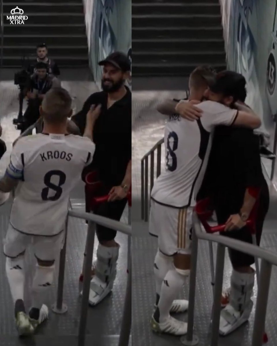 MadridXtra's tweet photo. Toni Kroos x Isco reunited. 🥲🤍 https://t.co/lwMvWCLEUl