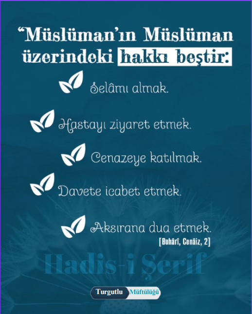 Turgutlu İlçe Müftülüğü (@turgutlumftlg) on Twitter photo 