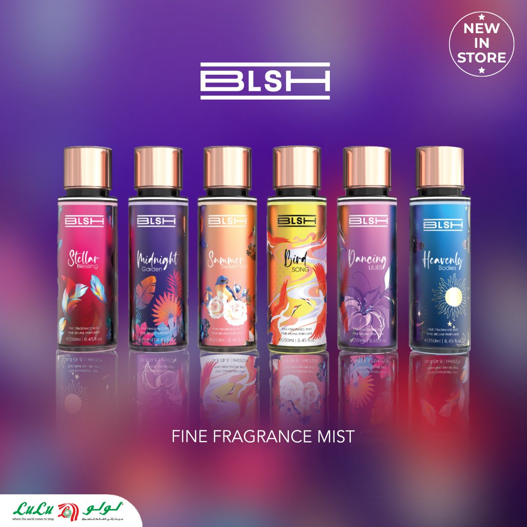 LuLuHyperKW's tweet image. The new BLSH fine fragrance mist is available now at all BLSH stores at all #LuLuKuwait branches.

Hurry up and visit the nearest branch to get yours now!

بلش رذاذ العطرالجديد متوفر الآن في جميع متاجر بلش داخل جميع فروع #لولو_كويت.

سارع بزيارة أقرب فرع لتحصل عليه الآن!