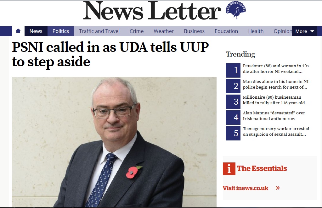 Doubts now that UUP will stand a candidate in North Belfast, a constituency with a population of over 100k in N Ireland's biggest city. What possible reason would the UUP have for not standing... Blast from the past, 2019 below 👇