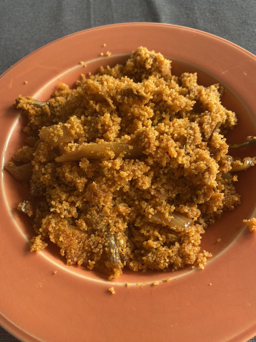 le couscous au poisson séché >>