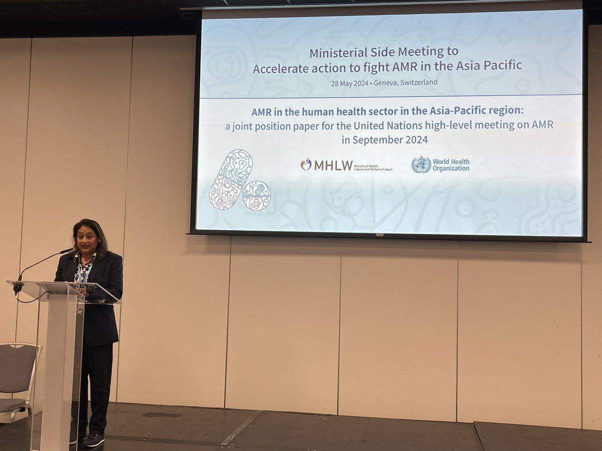Today #Asia #Pacific counties have achieved a great milestone endorsing the Joint Position Paper to accelerate actions to address #antimicrobialresistance