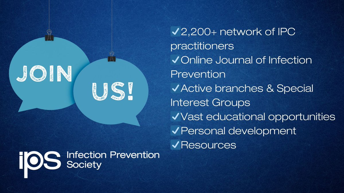 Join #IPS to receive #memberbenefits ☑️2,200+ network of #IPC practitioners ☑️Online Journal of Infection Prevention ☑️Active branches & Special Interest Groups ☑️Vast educational opportunities ☑️Personal development opportunities ☑️Resources ➡️ buff.ly/3LBMyOF