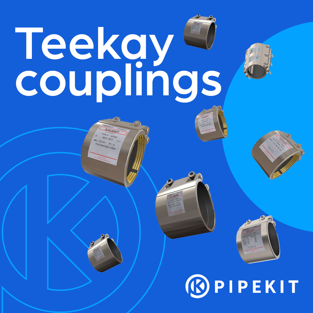 @pipekit stock @TeekayCouplings, ideal for connecting pipes without the need for flanging, welding, pipe grooving & pipe threading, providing a quick and easy solution for pipe repairs
💻Available to order online ow.ly/fcGY50RXOZm
#pipekit #teekay #couplings