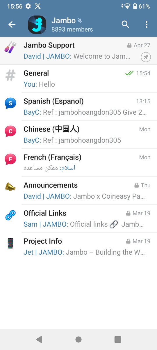 Jetcrypto01's tweet photo. I'm using the Jambo phone and I'm very satisfied @JamboTechnology  
Many tasks to receive rewards from Jambo https://t.co/nfWmqp3Nd1