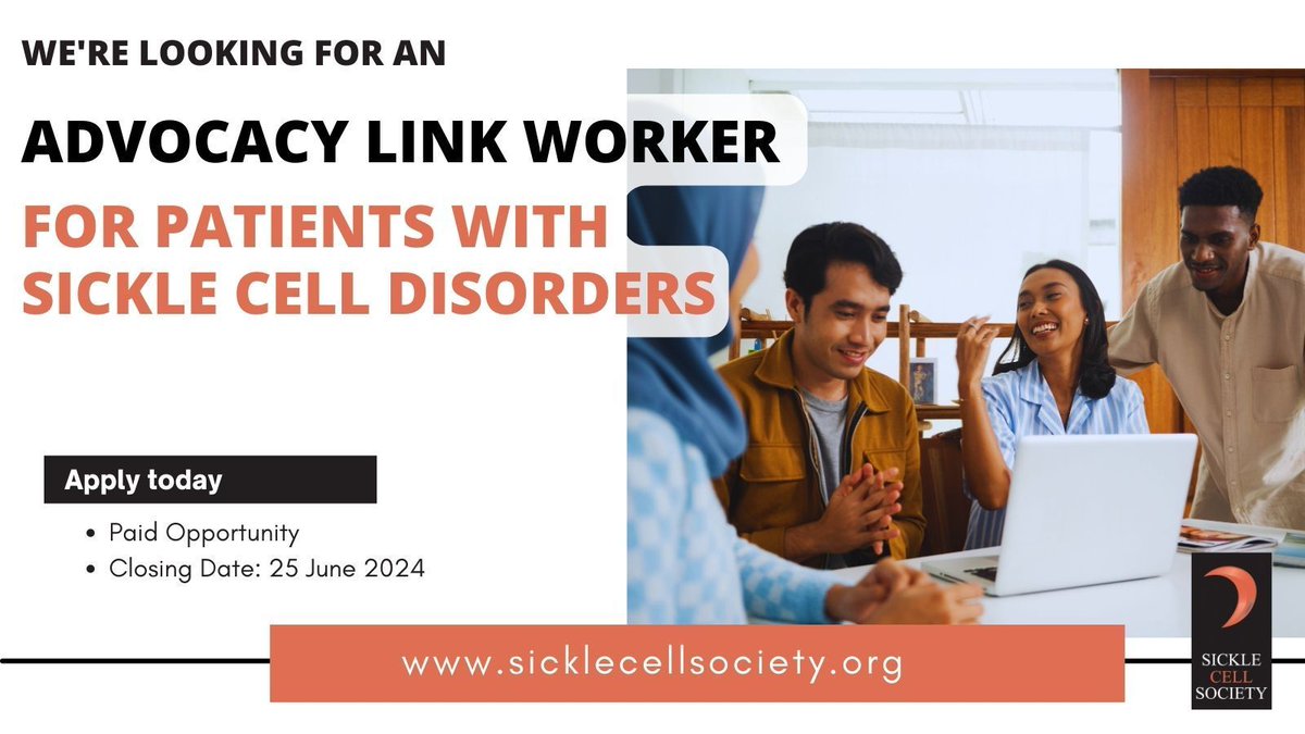 Join Our Team as a Link Worker We're hiring a Link Worker! Provide advocacy for sickle cell patients in underserved areas. Help us ensure equal care for all. Strong communication, networking, and advocacy skills needed. buff.ly/3yC3v9Y