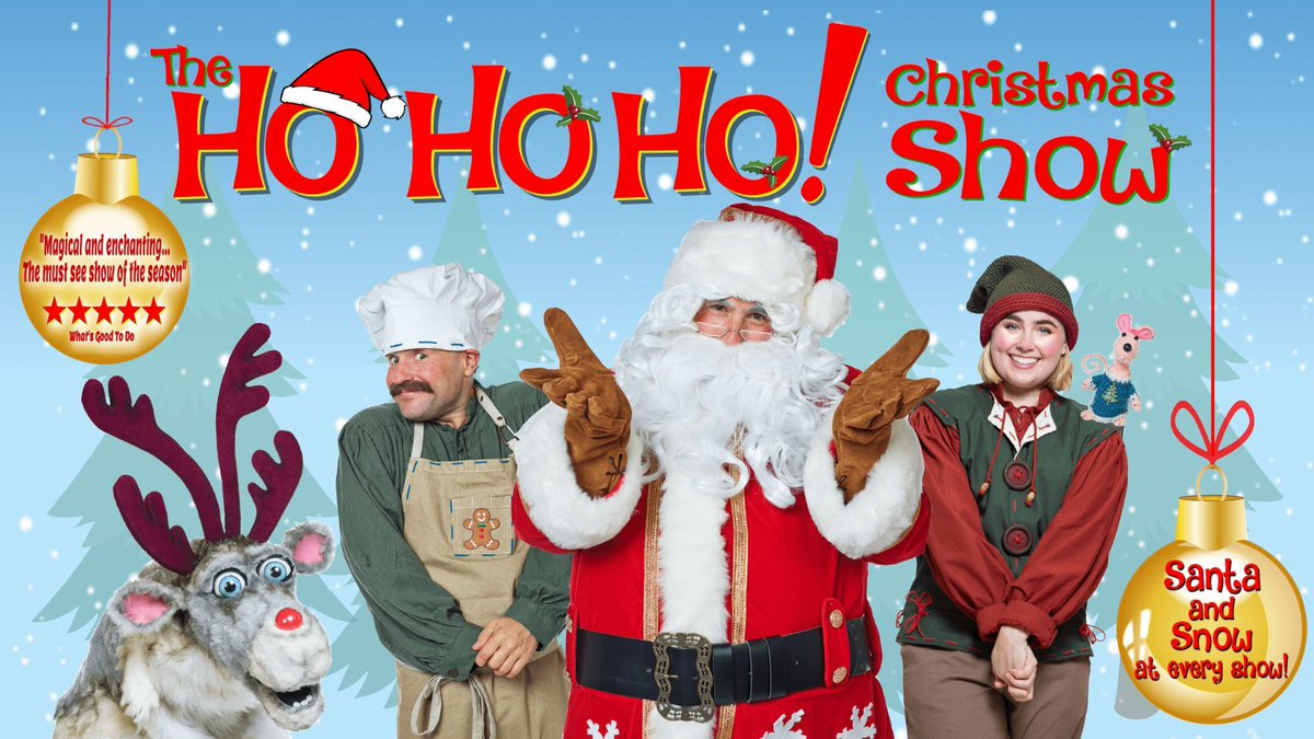 Guess who's coming to town? 🎅 Our Studio Christmas show is now on Priority Sale ⭐🎄 Perfect for ages 3+, The Ho Ho Ho Christmas Show will run from Tue 3 - Tue 24 Dec and is the perfect festive treat for the whole family. Priority member? Book now: buff.ly/4axZ5y6