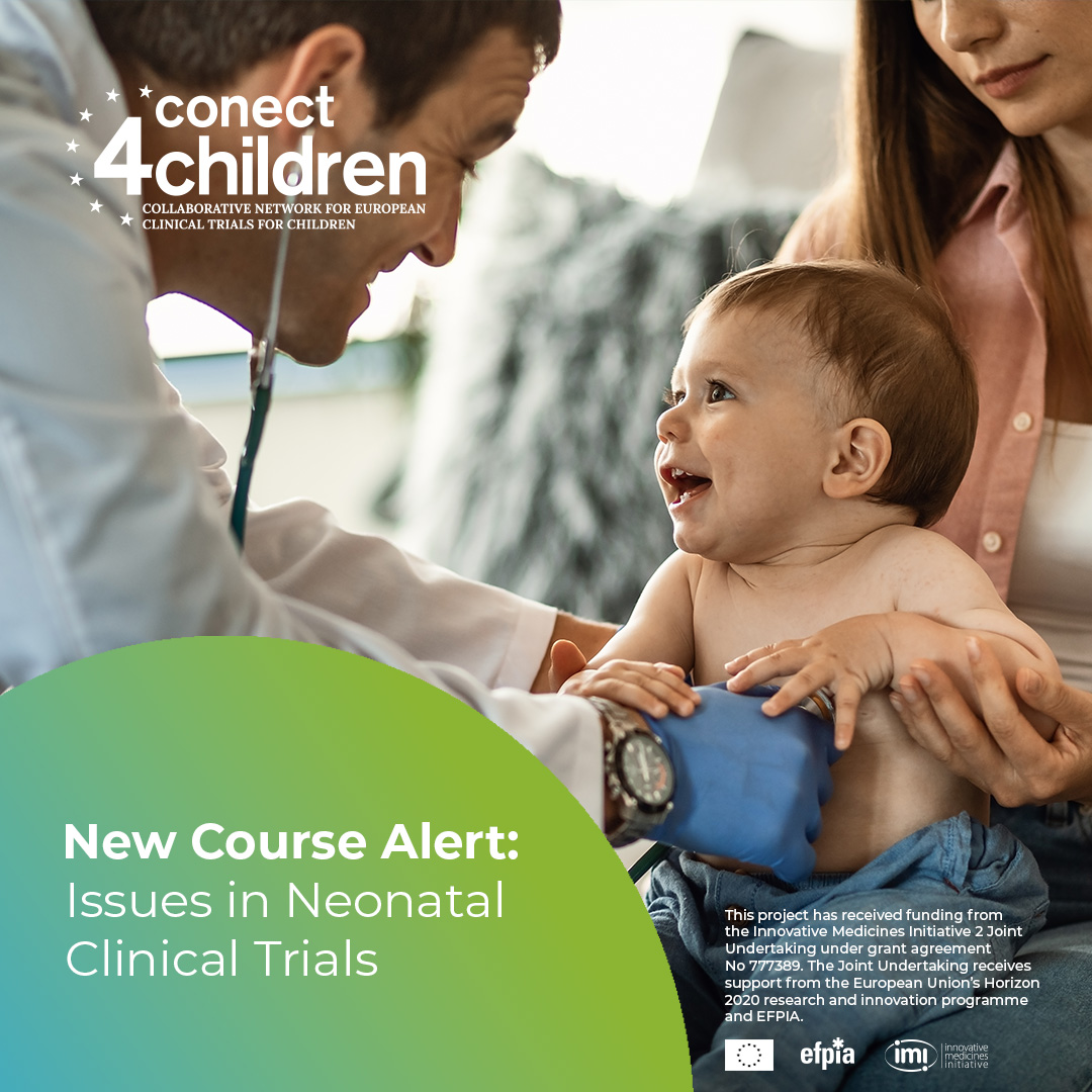 New Course Alert❗️ #c4c is thrilled to introduce our latest course: Issues in #NeonatalClinicalTrials. 📅 Enrollment Dates: May 6, 2024 to April 30, 2025 Visit here for more information and enrollment details👉 conect4children.org/academy_nenona… @polpednet @pedstart @NIHRresearch