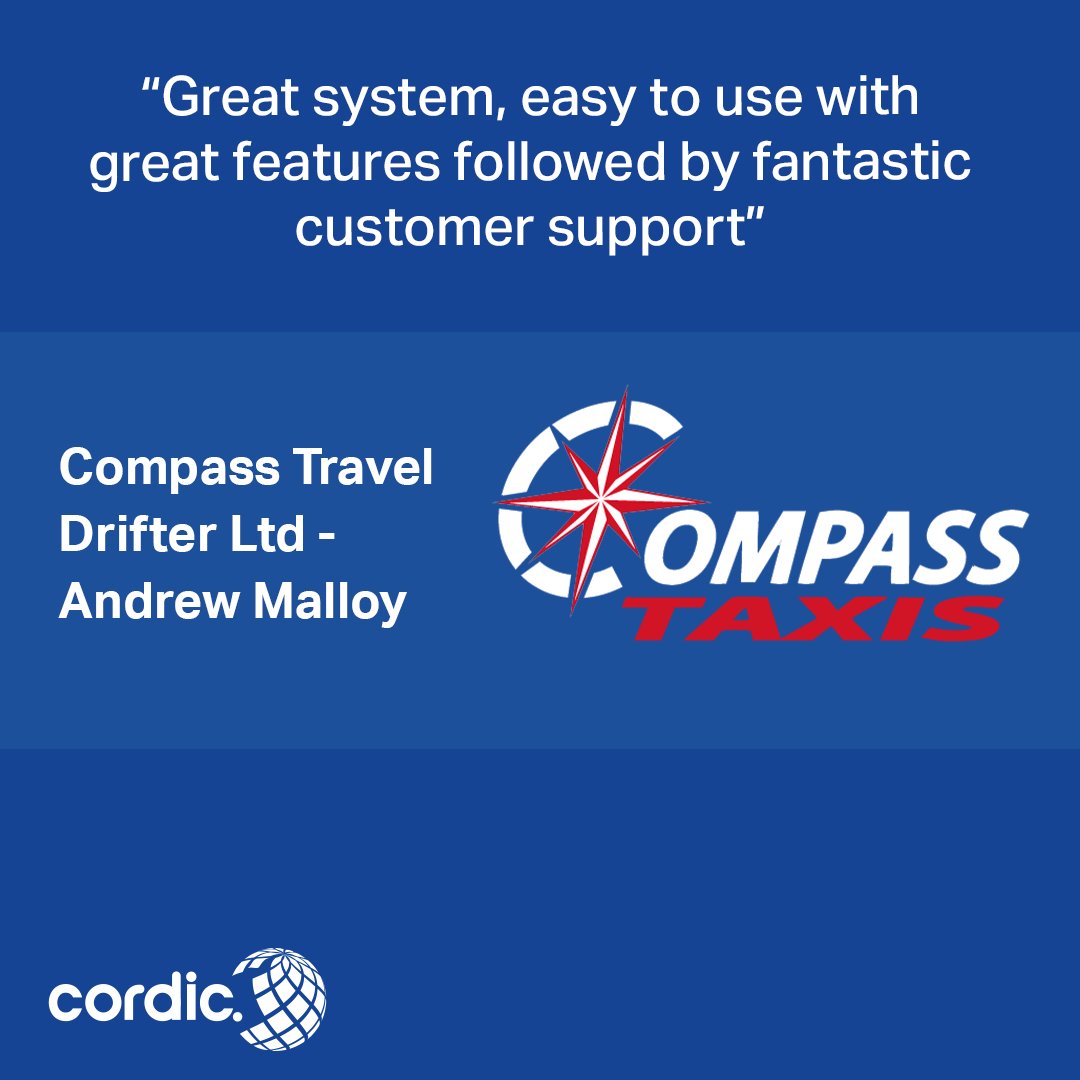We’re thrilled to receive such amazing testimonials from our customers! 🙌 Thank you, Compass Travel Drifter Ltd. Your words mean the world to us! ❤️ #cordic #customertestimonial #testimonialtuesday #happycustomer #customersuccess