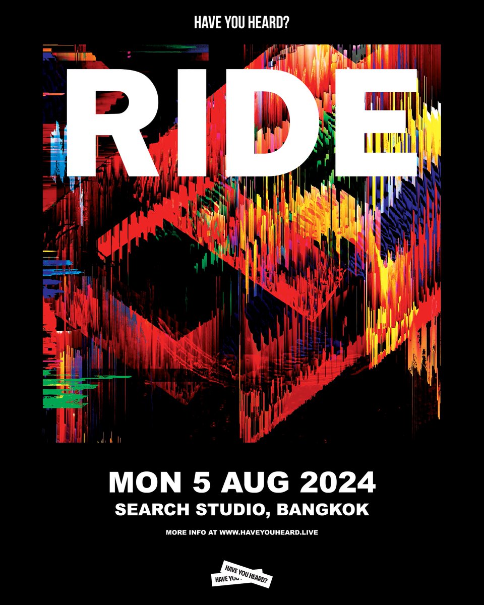 Bangkok - we’re coming to play at Search Studio in August! 🇹🇭

We’d love to have you there, here’s when you can grab
tickets... 🎫

Presale:
Monday, June 3rd at 12pm (Local time)
Public sale:
Tuesday, June 4th at 12pm (Local time)