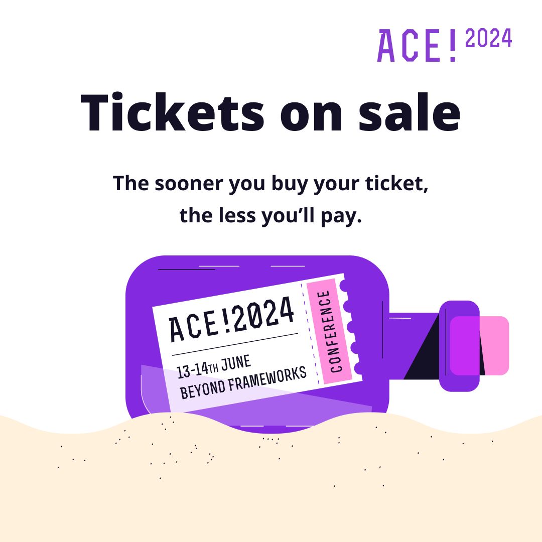 It's only two weeks until ACE! 2024. We've got a terrific speaker lineup. One of the best we've ever had. Get your ticket now. aceconf.com