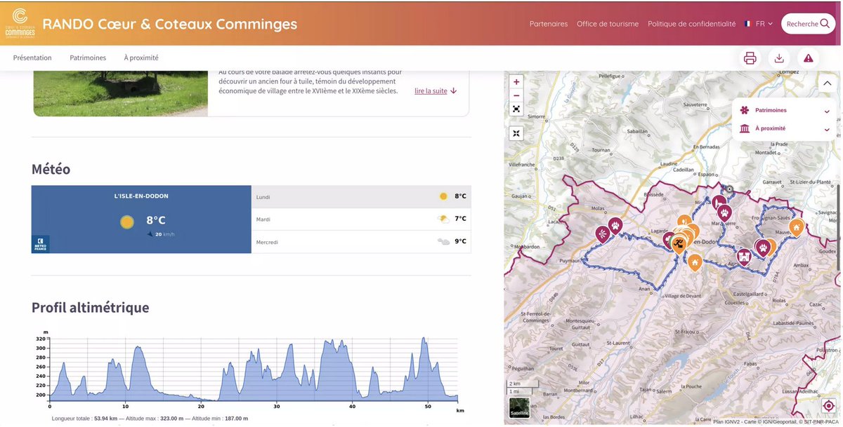 🌄 Plon­gez dans l’aven­ture au cœur du Pays #Comminges @Pyrénées avec #Geotrek 🌍: makina-corpus.com/logiciel-libre…. Vivez une expérience de randonnée inédite avec + de 1000km de sentiers à explorer à pied 🥾, à cheval🏇, en #VTT 🚵‍♀️, et une appli mobile !
#territoire #outdoor #opensource