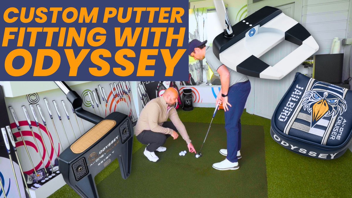 BogeyMenPod's tweet photo. WATCH
Michael gets custom fit for a new @OdysseyGolfTour Ai-One putter at @GolfMountJuliet's Callaway Performance Centre with @MattPGAPro
The putter is the club we use most in any round and is likely the club we get fit for the least. Make sure to check out all of the Odyssey range and get fit with Matt and the team at @mountjuliet
https://t.co/lgdGhbN6ms