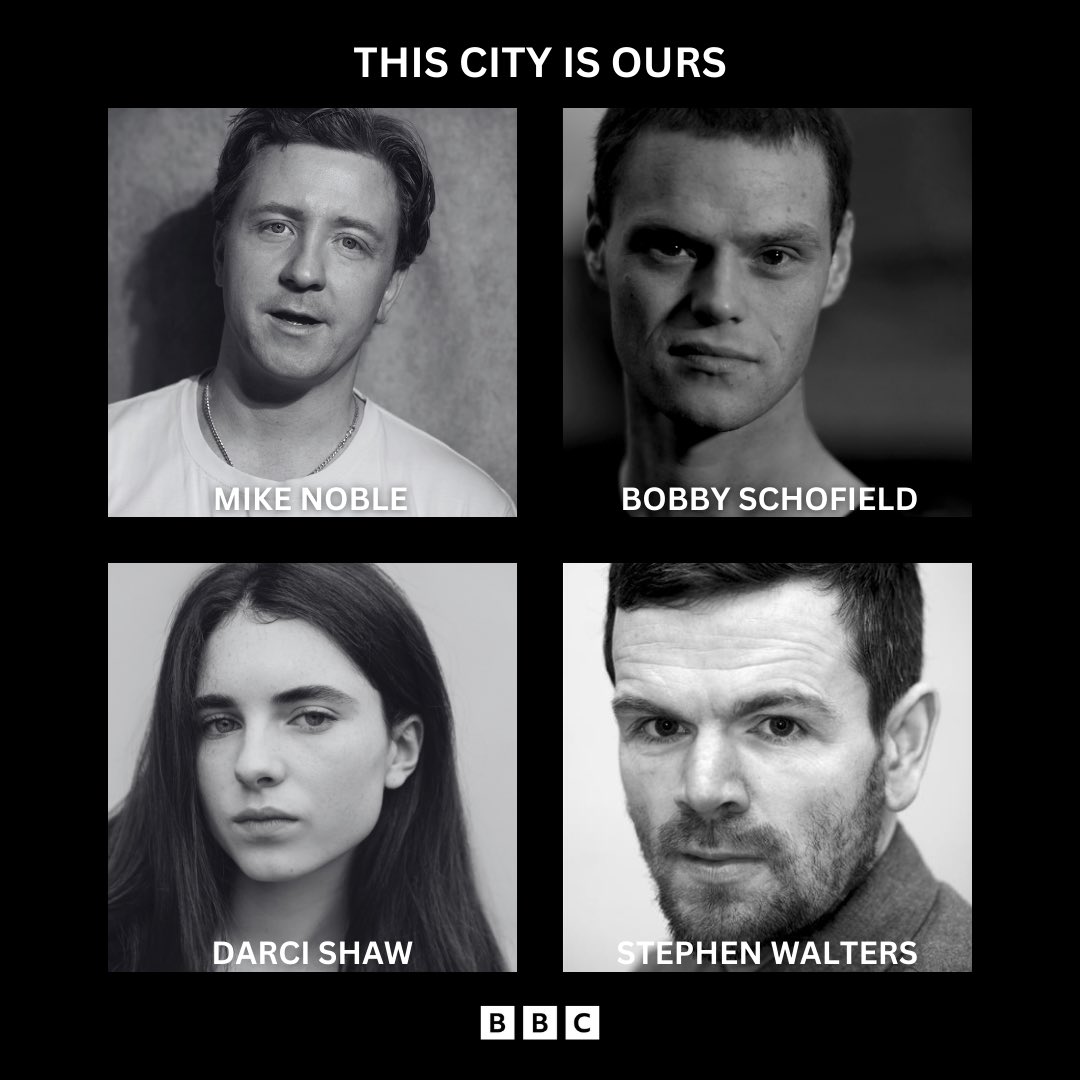 🚨 Casting announcement for #THISCITYISOURS, an epic new BBC drama set and filmed in Liverpool. 

#SeanBean #JamesNelsonJoyce #HannahOnslow and #JackMullen lead the cast in the eight-part series from writer #StephenButchard ⭐️