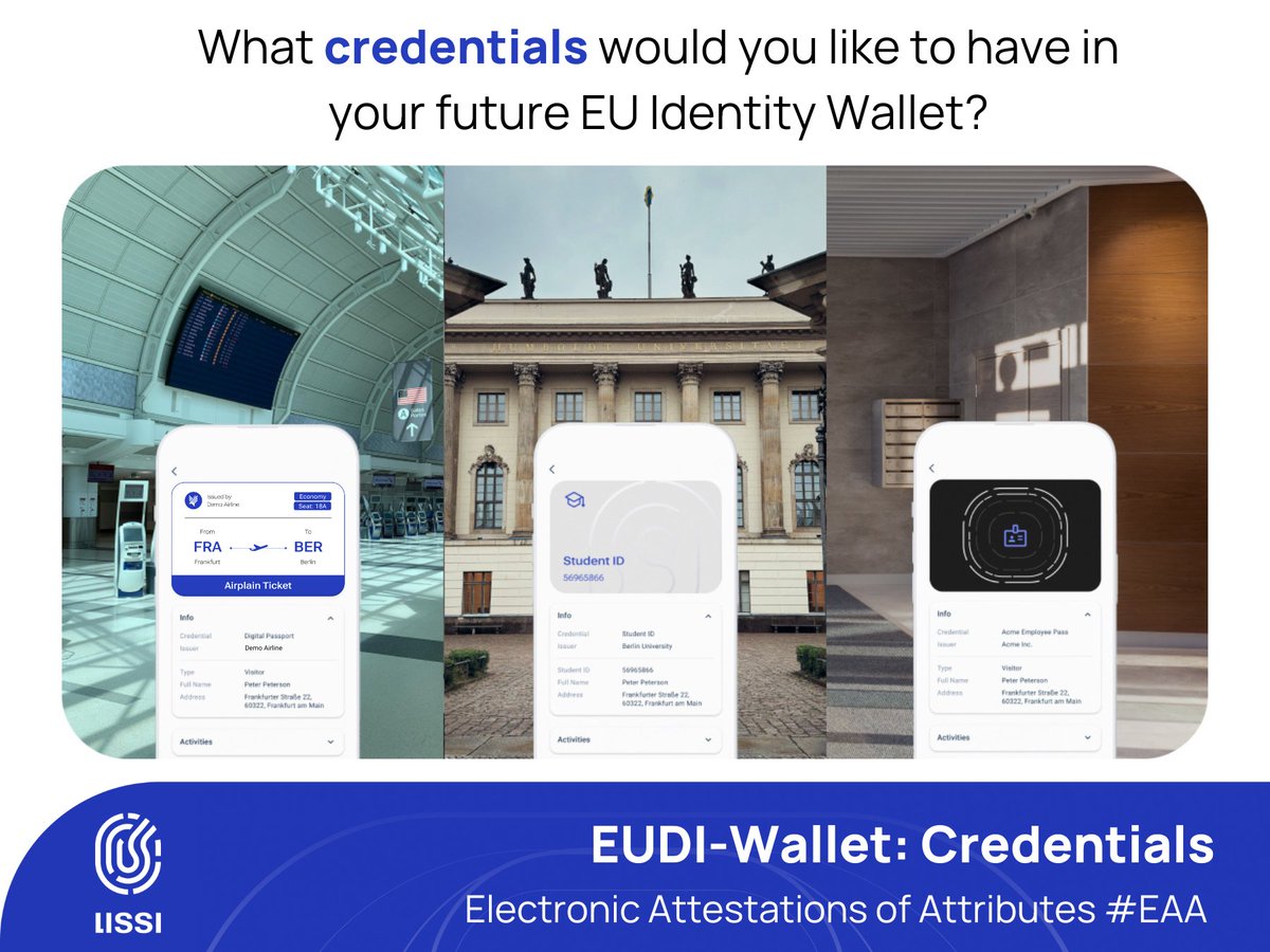 The untapped potential of the 🇪🇺📲 EU #identity #wallet: 

#credentials - also called "Electronic Attestations of Attributes" (#EAAs). But what does that mean? Let’s take a look ⬇