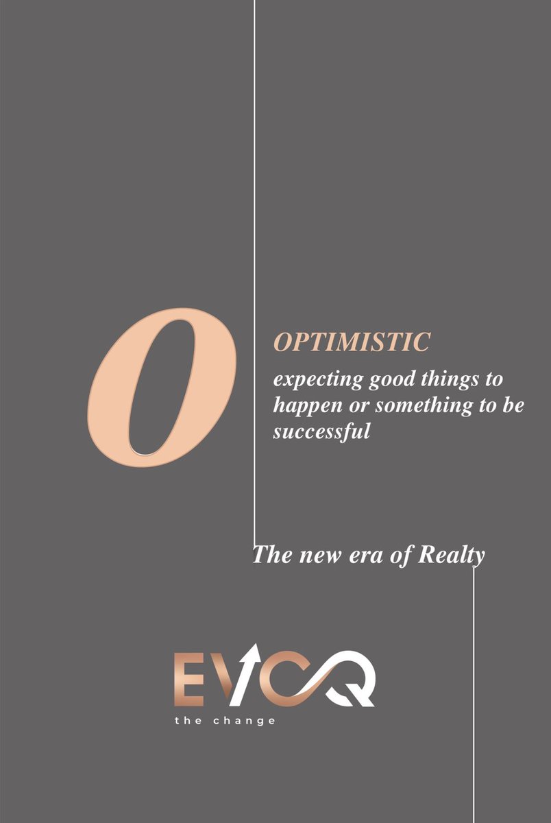 At EVOQ, optimism is not just a mindset; it's a lifestyle we craft in every space. Elevate your lifestyle with us and embrace a future filled with positivity and success

EVOQ - The game changer of realty

#EVOQ #BetheChange #NewEra #GameChanger #Realty #NewBeginnings #Optimistic